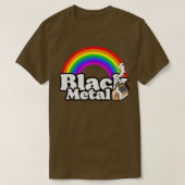 Black Metal Regenbow T-shirt (Design voorkant)