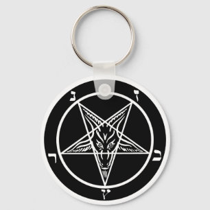 Black Metal sleutelhanger SATAN!