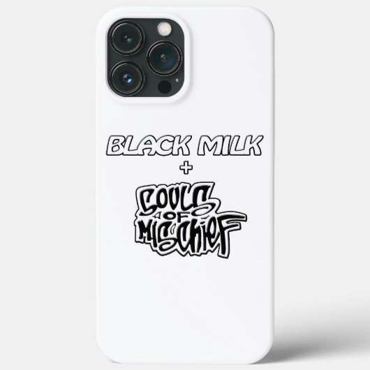 Black Milk Music Case-Mate iPhone Case (Achterkant)