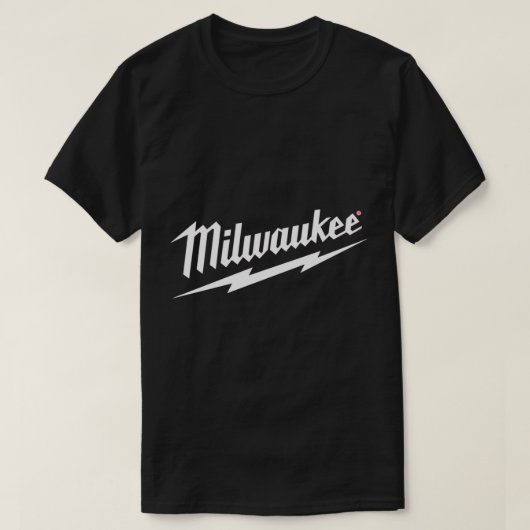 Black Milwaukee Essential T-Shirt (Design voorkant)