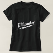 Black Milwaukee Essential T-Shirt (Design voorkant)
