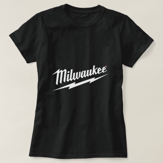Black Milwaukee Essential T-Shirt (Design voorkant)