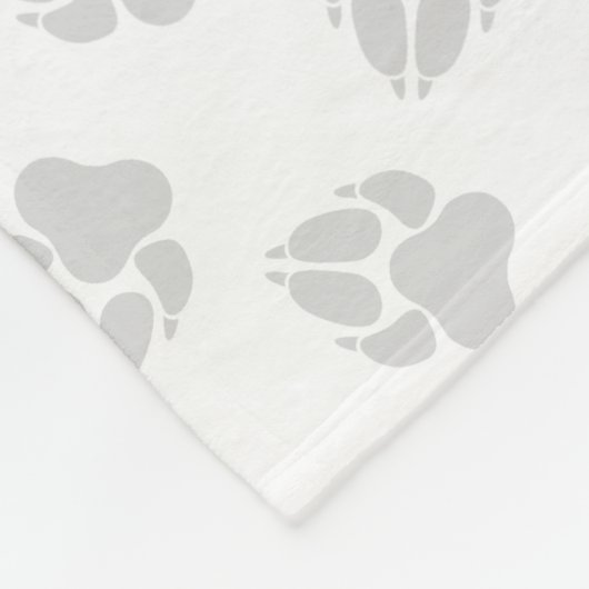 Black Mini Goldendole Cartoon Dog & Name Fleece Deken (Hoek)