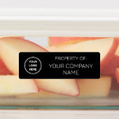Black | Minimale toevoeging van Logo aan etiketten Labels (Aangebracht)
