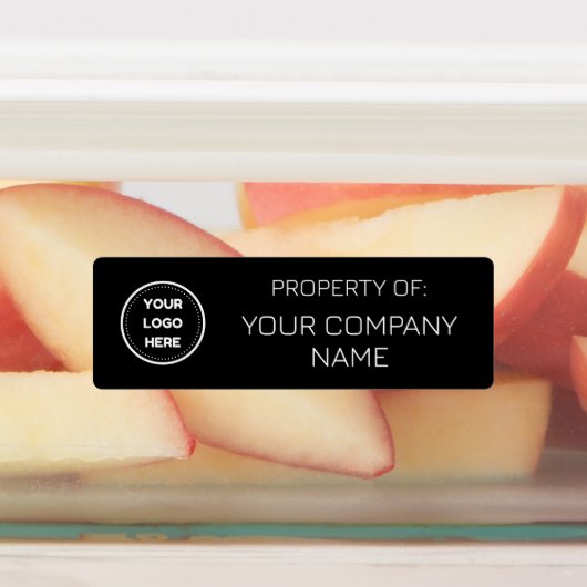 Black | Minimale toevoeging van Logo aan etiketten Labels (Aangebracht)