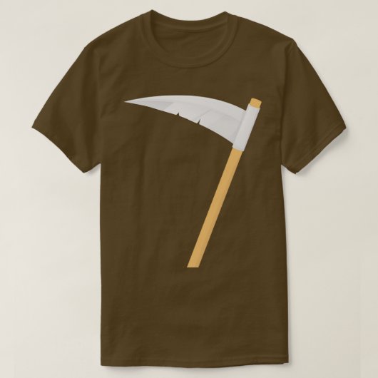 Black minimalist Ax Horror Halloween 3 T-shirt (Design voorkant)