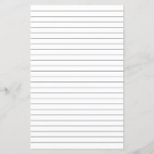 Black Minimalist Dainty Script Weduwemkaart (Achterkant)