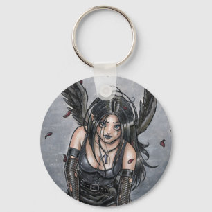Black Misery Angel Sleutelhanger