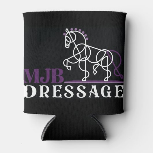 Black MJB Dressage koelbox Blikjeskoeler (Voorkant)