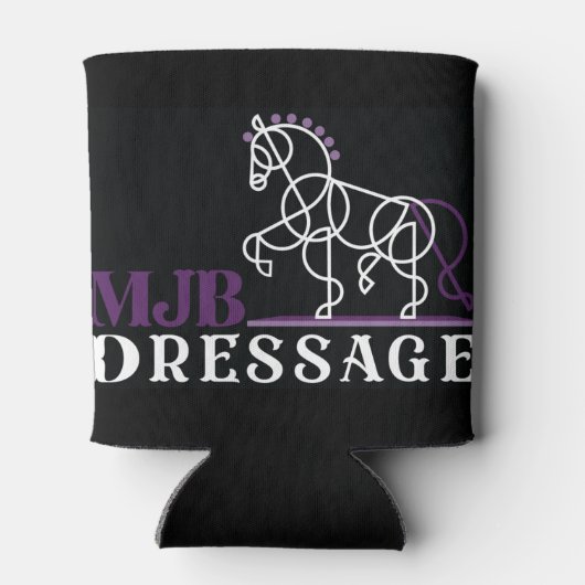 Black MJB Dressage koelbox Blikjeskoeler (Achterkant)