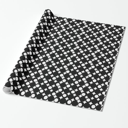 Black Mod Ball Design @ Emporio Moffa Cadeaupapier (Uitgerold)