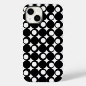 Black Mod Ball Design @ Emporio Moffa Case-Mate iPhone Case (Achterkant)