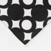 Black Mod Ball Design @ Emporio Moffa Fleece Deken (Hoek)