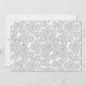 Black Mod Calligraphy Moederdag Photo Card Kaart (Achterkant)