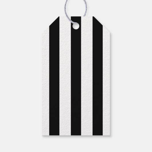 Black Mod Minimalist Script Afstuderen Gift Label Cadeaulabel (Achterkant)
