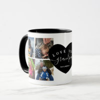 Black Modern Best Grandpa Ever Photo Custom