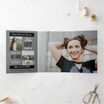 Black Modern Block 5-Photo Afstuderen