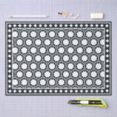 Black Modern Bone Inlay Decoupage Paper Tissuepapier (Craft)