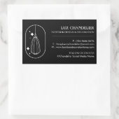 Black Modern Furniture Light Chandelier Lamp Rechthoekige Sticker (Tas)