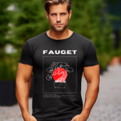Black Modern Handgetekende Illustratie - T-Shirt