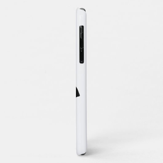 Black Modern Houndstooth met Mode Silhouette Case-Mate iPhone Case (Achterkant/links)