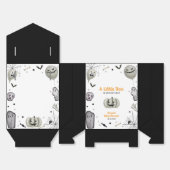 Black Modern Little Boo Ghost Boy Baby shower Bedankdoosjes (Ongevouwen)