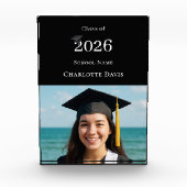 Black modern photo Graduate Fotoblokken (Voorkant)