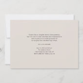 Black Modern Typografie Three Photo Afstuderen Aankondiging (Achterkant)