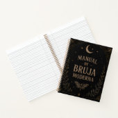 Black Modern Witch's Notebook/Manual Notitieboek (Binnen)