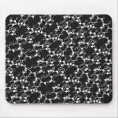 Black Molecule Mousepad Muismat (Voorkant)