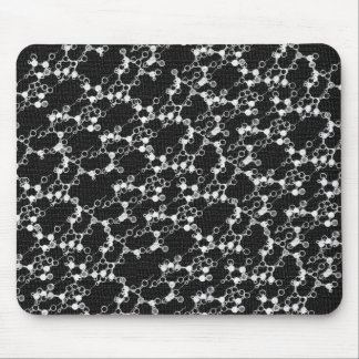 Black Molecule Mousepad Muismat