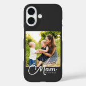 Black Mom Established Script Case-Mate iPhone Case (Achterkant)