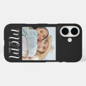 Black Mom Established Script Photo Case-Mate iPhone Case (Achterkant (horizontaal))