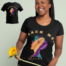 Black Mom Rocks Moederdag Tri-Blend Shirt