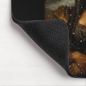 Black Mona Lisa African American Christmas Santa H Muismat (Hoek)