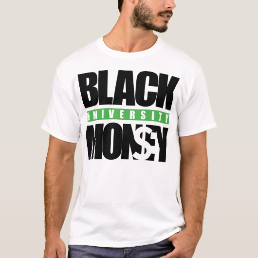 Black Money University T-shirt (Voorkant)