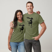 BLACK MONKEY STENCIL T-SHIRT (Unisex)