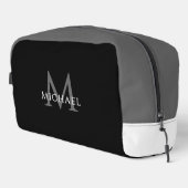 Black Monogram – Groomsman Golf Weekend Travel Toilettasje (Rechterhoek)