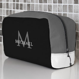 Black Monogram – Groomsman Golf Weekend Travel Toilettasje