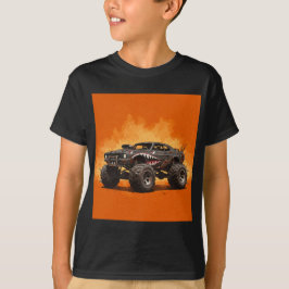 Black Monster Truck beroemd gemaakt door Natasha U T-shirt