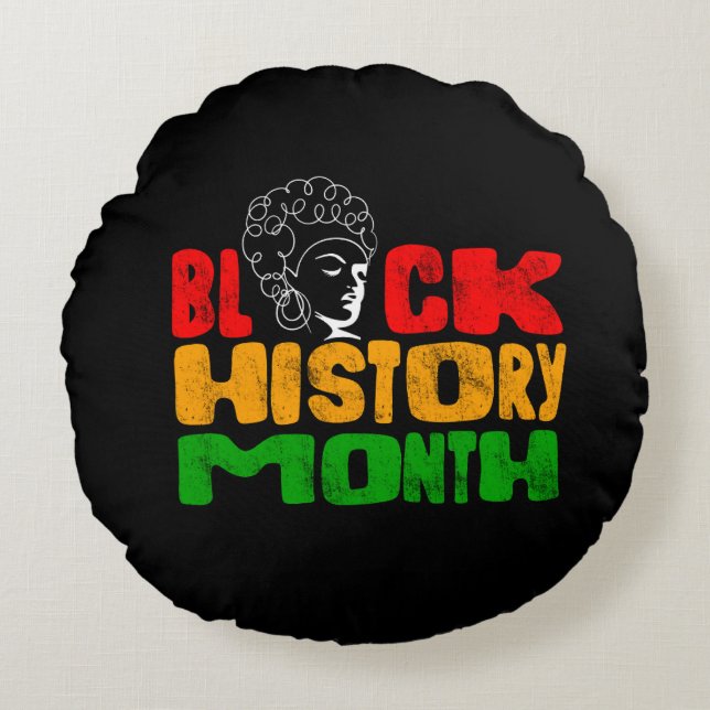 Black Moon Day Groet Typografie. Kussens (Voorkant)