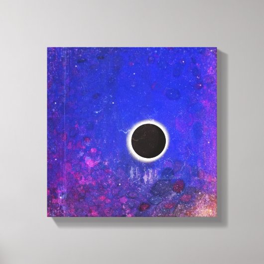 Black Moon Night – Moody Canvas Afdrukken (Voorkant)