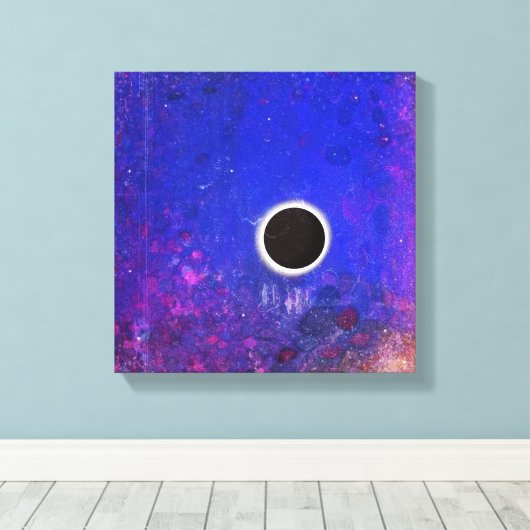 Black Moon Night – Moody Canvas Afdrukken (Insitu (Houten vloer))
