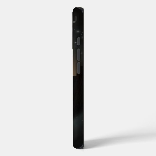 Black Moon Shine Horse Phone Case (Achterkant / Links)