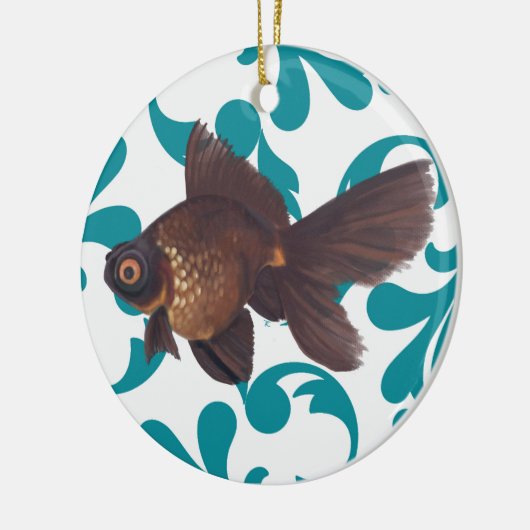 Black Moor Goldfish Ornament (Links)