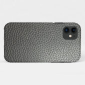 Black more leather Case-Mate iPhone case (Achterkant (horizontaal))