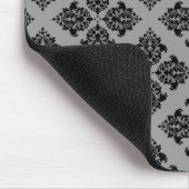 Black Moroccan Damask Muismat (Hoek)