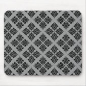 Black Moroccan Damask Muismat (Voorkant)