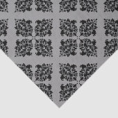 Black Moroccan Damask Tissuepapier (Detail)