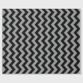 Black Moroccan Moods Chevrons Cadeaupapier (Vlak)